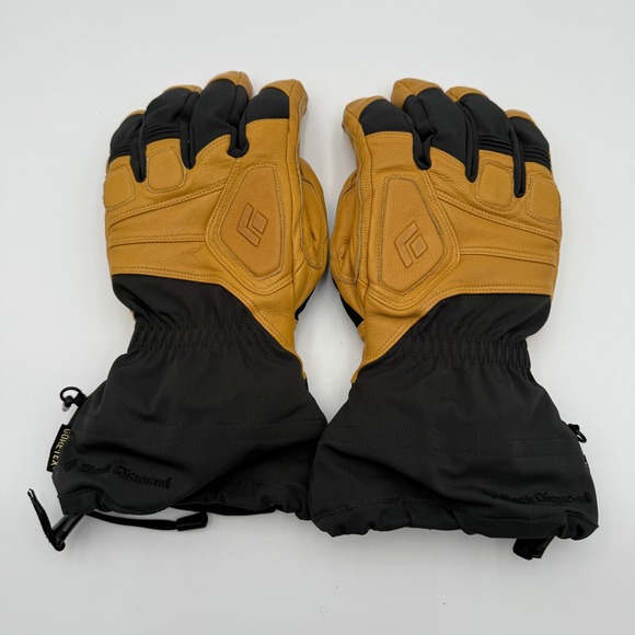 Black Diamond Guide Gloves Mens XL Gore-Tex Leather Wool Lined Ski Waterproof - Picture 1 of 11